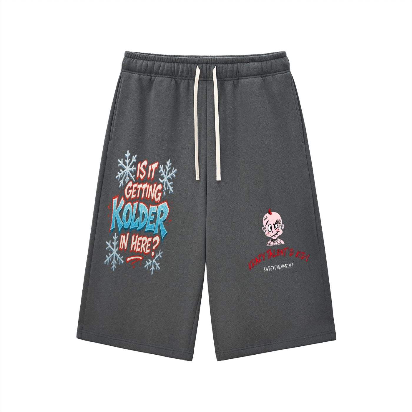 Kolder Relaxed Drawstring Three-quarter Sweatpants