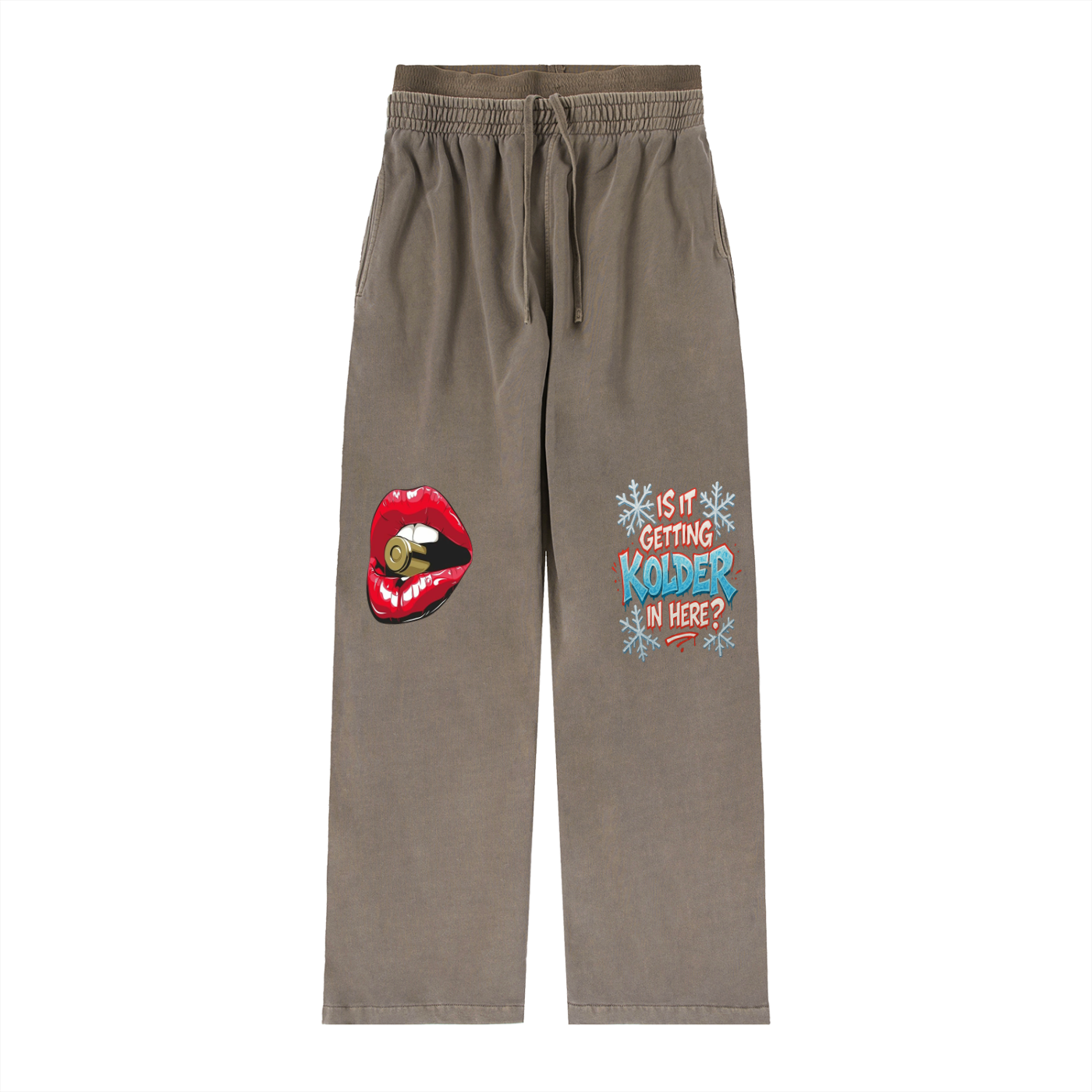 Lips kolder Vintage Washed Waist Pants