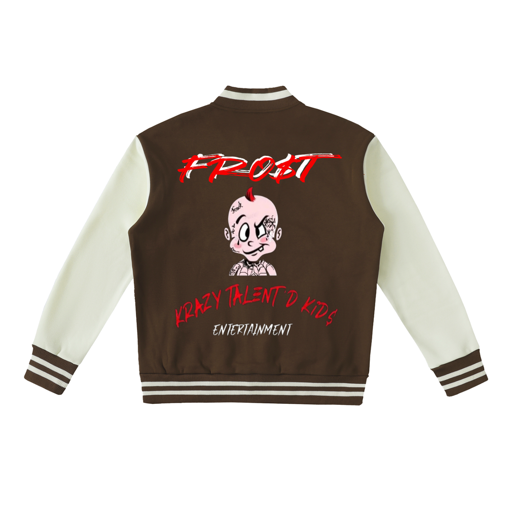 KTK JFROST Two-Tone Fleeced Varsity Jacket