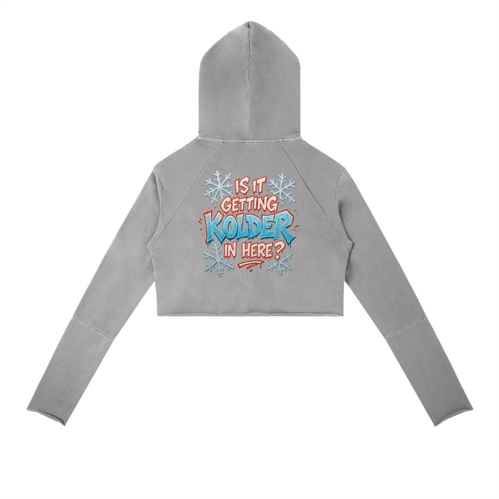 Lips kolder Vintage Washed Raw Edge Hoodie