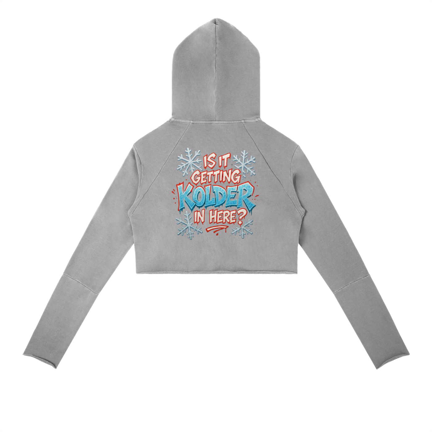 Lips kolder Vintage Washed Raw Edge Hoodie