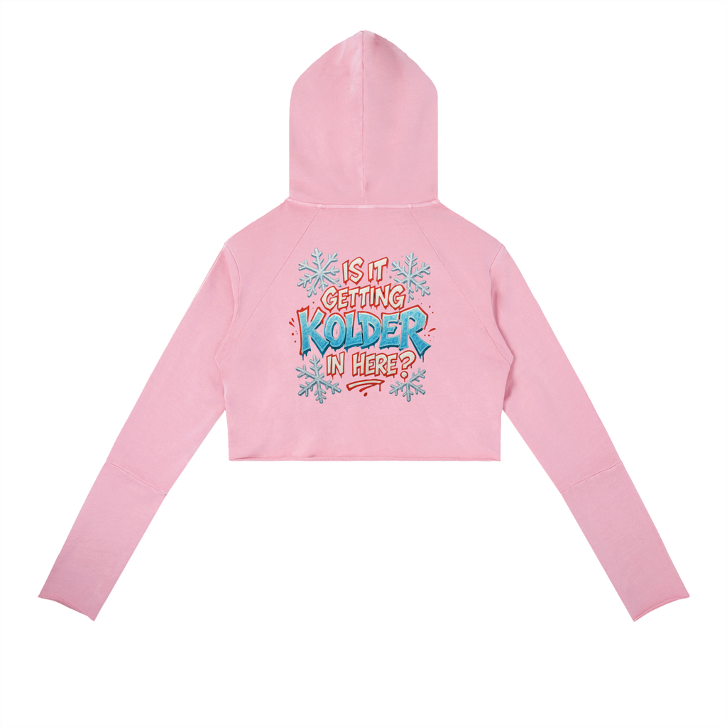 Lips kolder Vintage Washed Raw Edge Hoodie
