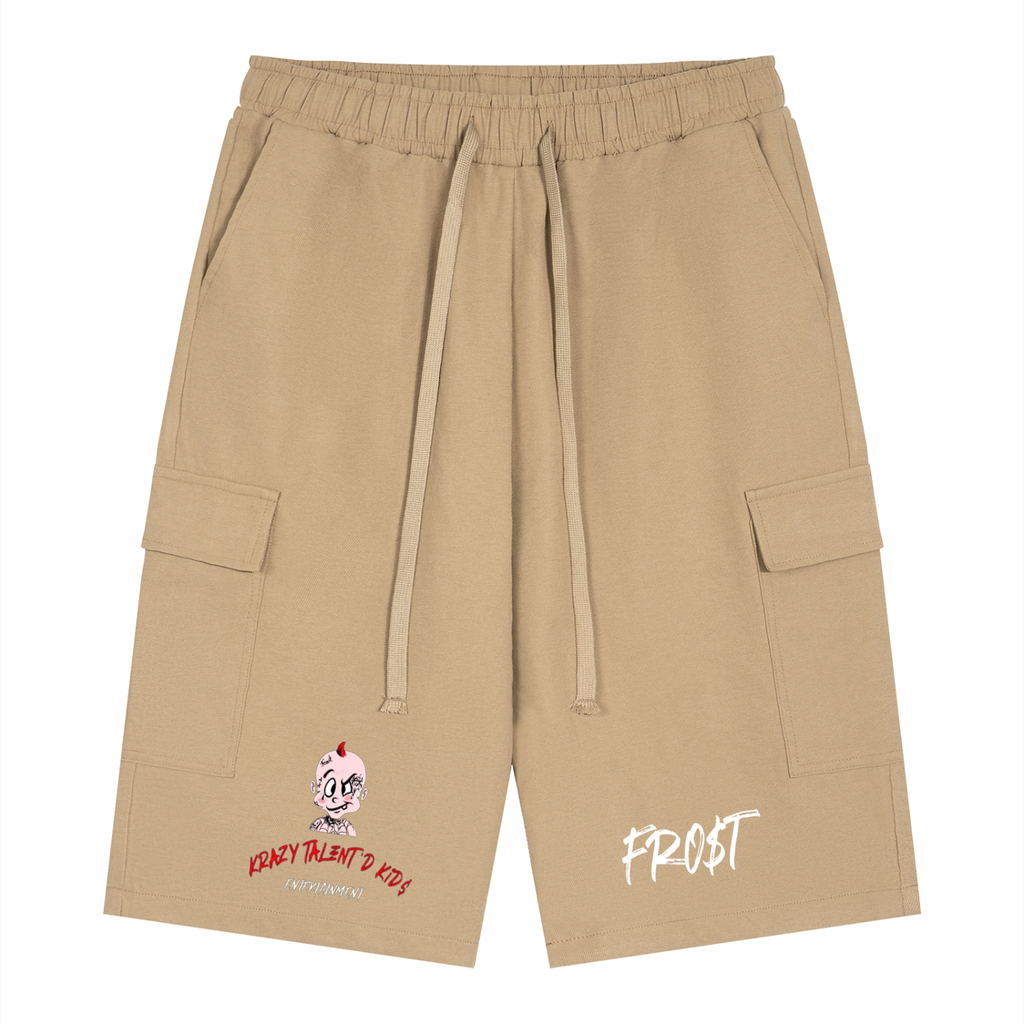 Ktk frost Unisex Drawstring Cargo Shorts