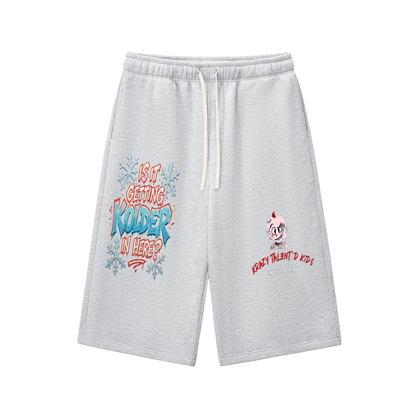 Kolder Relaxed Drawstring Three-quarter Sweatpants