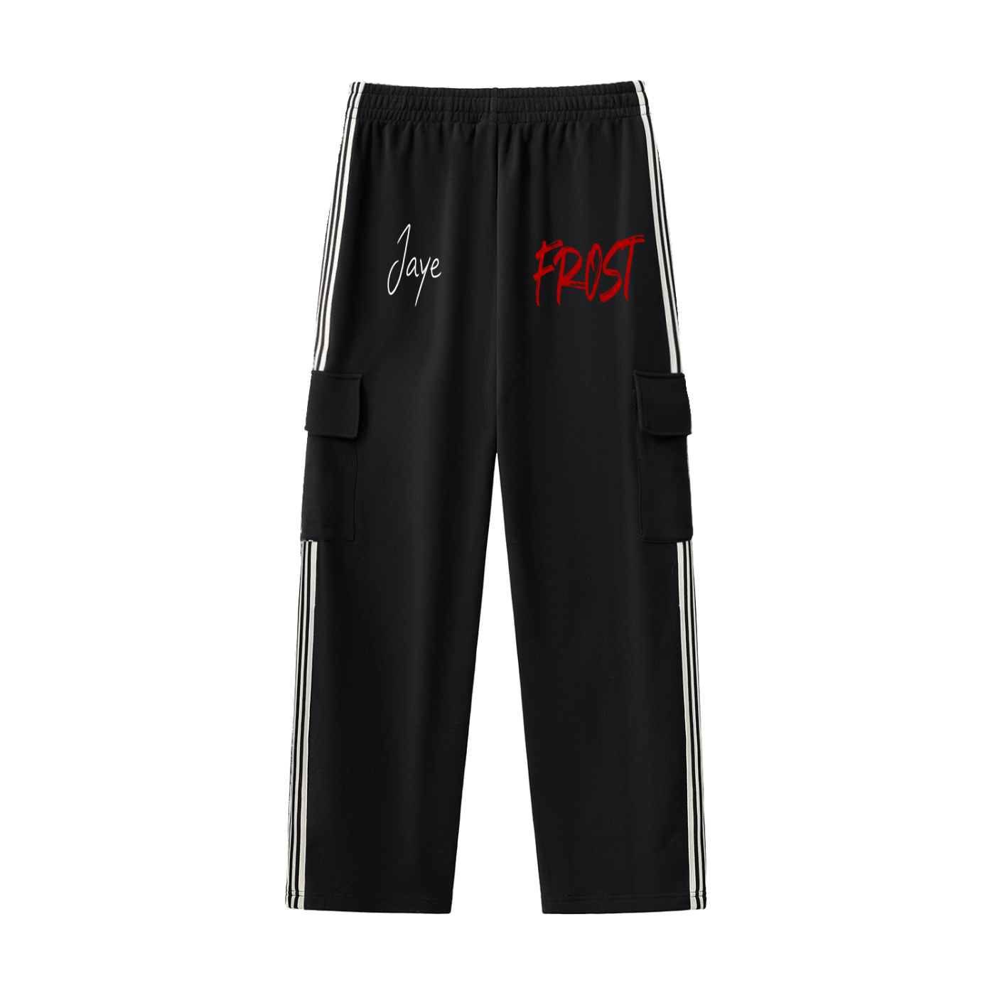Ktk j frost Side Stripe Straight-Leg Pants