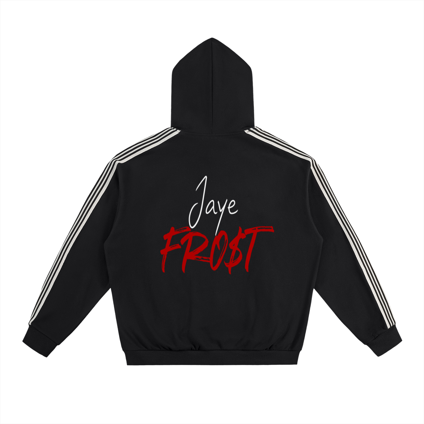 Ktk j frost Side Stripe Drop-Shoulder Hoodie