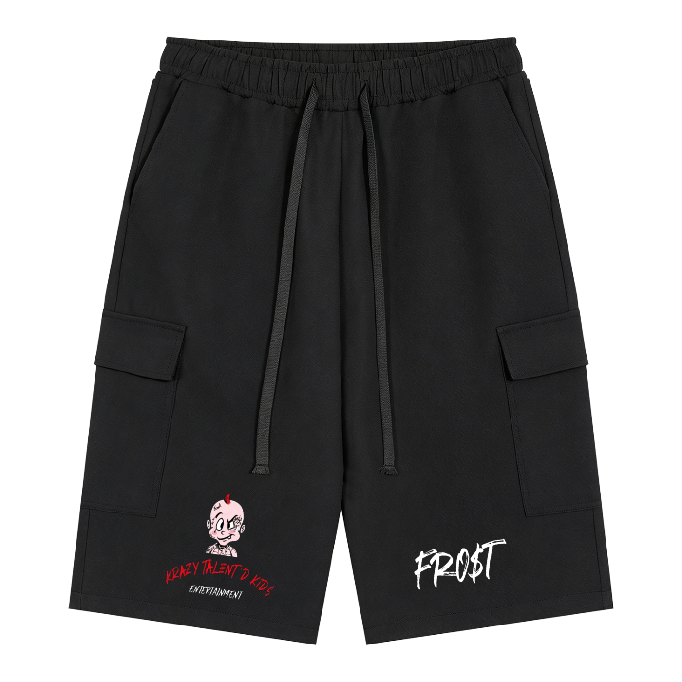 Ktk frost Unisex Drawstring Cargo Shorts