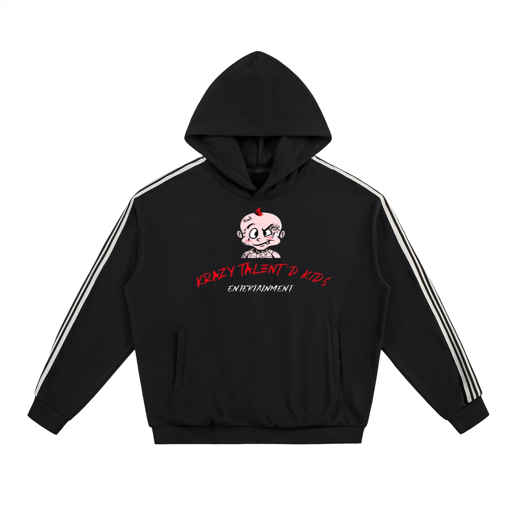Ktk j frost Side Stripe Drop-Shoulder Hoodie