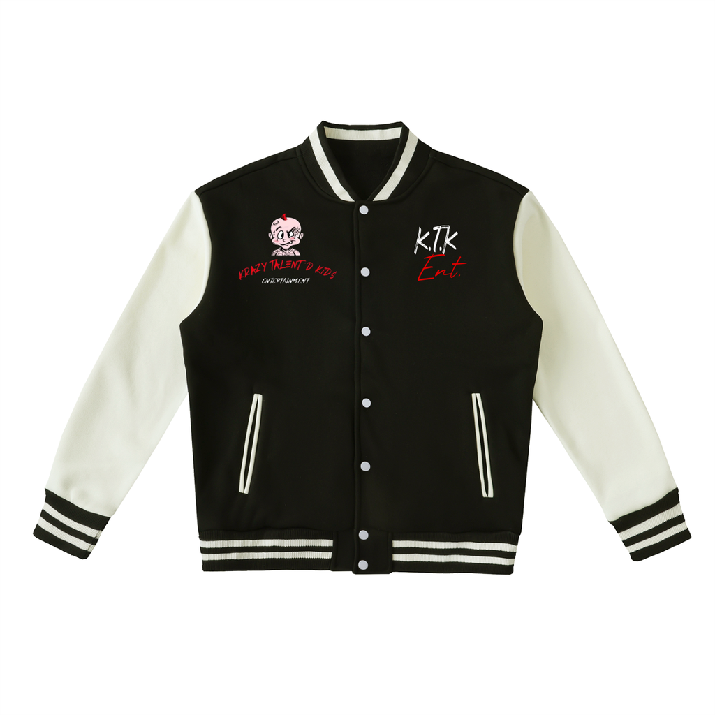 KTK JFROST Two-Tone Fleeced Varsity Jacket