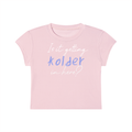 Women's Slim-Fit Cropped J Frost T-Shirt