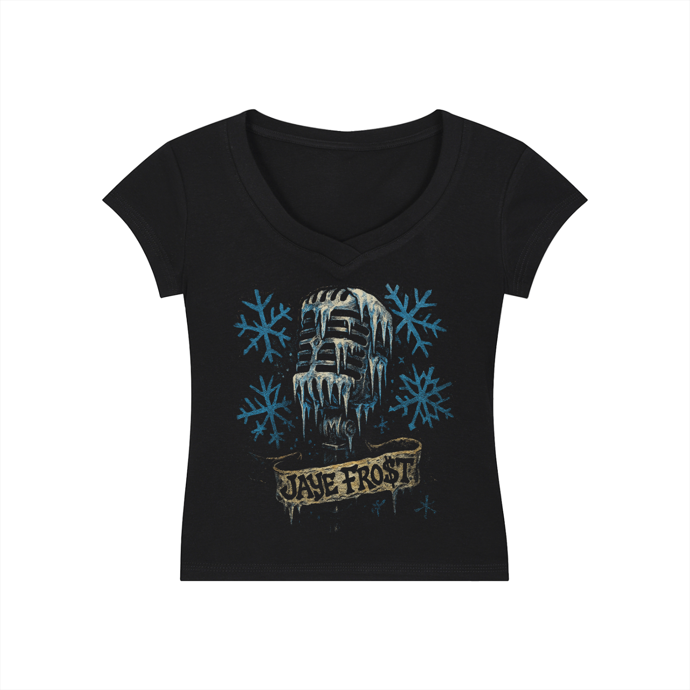 J frost Essential V-Neck Bodycon T-Shirt