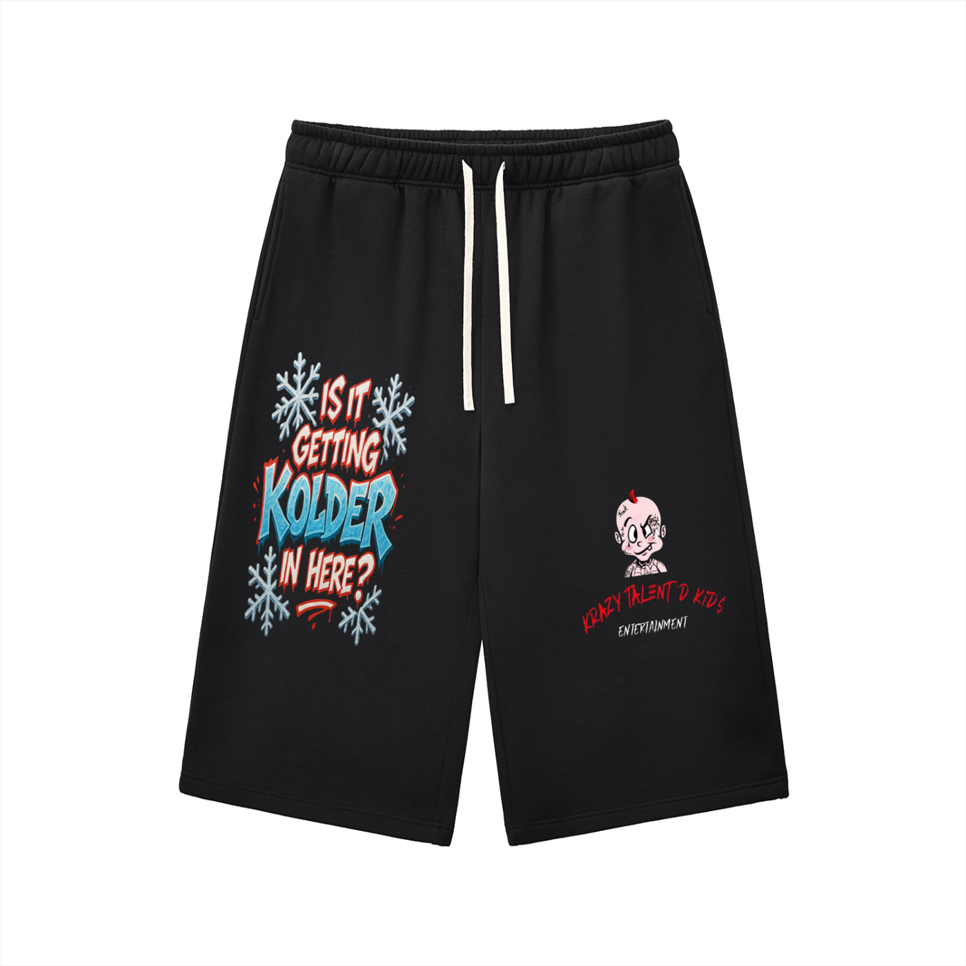 Kolder Relaxed Drawstring Three-quarter Sweatpants